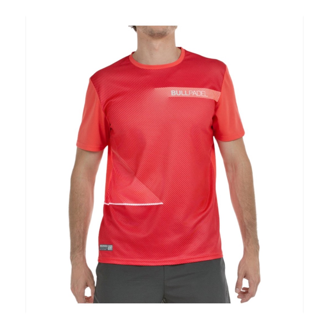 CAMISETA BULLPADEL CARINO FRAMBUESA