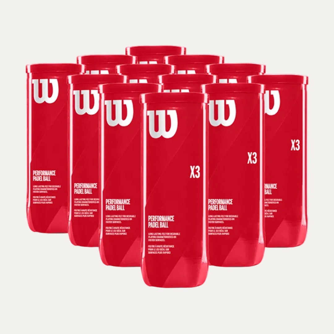 Pack de 12 Tarros de Pelotas de Pádel X3 (3 Ball)